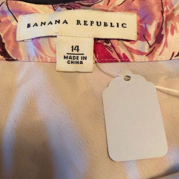 Banana Republic 100% Silk Long Floral Skirt - Picture 4 of 9